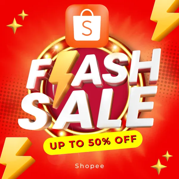 โปรโมชั่น Shopee Flash Sale 50%⚡️สินค้าลดราคาพิเศษ จาก Shopee